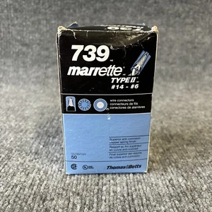 Marrette  TYPE II 739P  #14 #16 50 Winged Wire Connector 50 count  New - Picture 1 of 16
