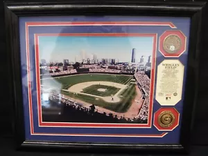 WRIGLEY FIELD Highland Mint CHICAGO CUBS 2003 NL Division Champion Plaque 13x16 - Picture 1 of 3