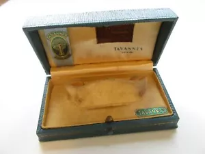Tavannes vintage green "Coffin" Presentation Display watch box - Picture 1 of 8