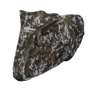 Oxford Aquatex Outdoor Waterproof Dustproof Motorcycle Cover - Camo - Picture 1 of 3