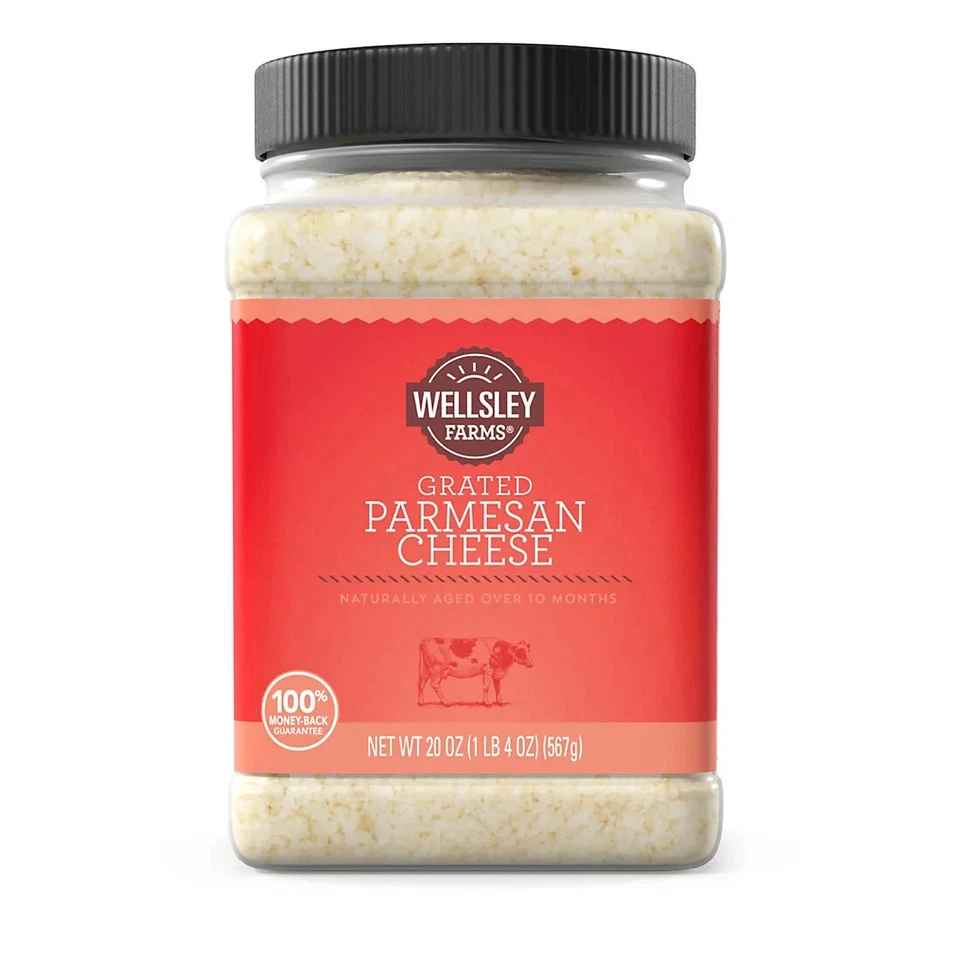 Wellsley Farms Grated Parmesan, 20 oz.