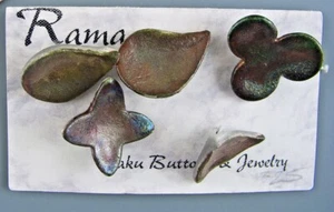 RAMA-RAKU BUTTON SET - 5 - Picture 1 of 2