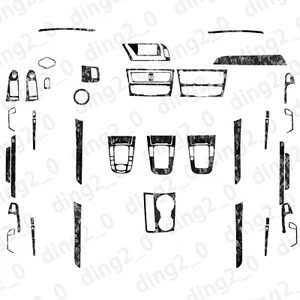 40Pcs Forged Carbon Fiber Kits Full Interior Trim For Audi A4 B8 A5 Q5 2009-17 - Picture 1 of 6