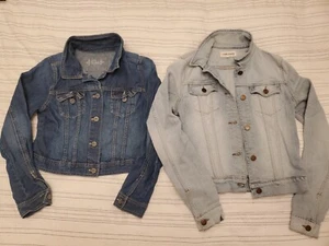 2 pc Lot MUDD & JBrand jean jackets sz S perfect for spring. - Picture 1 of 11