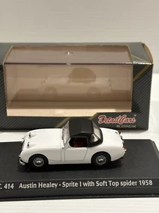 DETAIL CARS AUSTIN HEALEY SPRITE I WITH SOFT TOP SPIDER 1958 1/43 SCALE. - Picture 1 of 5