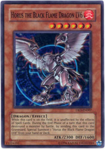 Horus the Black Flame Dragon LV6 - DR3-EN007 - Super Rare - Unlimited Edition x1 - Image 1 of 1
