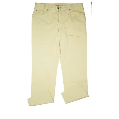 Pantalones de mezclilla para hombre Harlem Walker Joker rectos calce regular 52 XL W36 L32 beige Foto 1 de 4