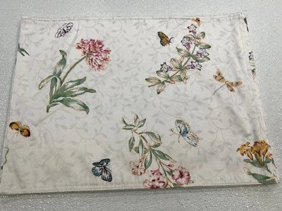 Lenox Butterfly Meadow Set Of 4 Placemats 13" X 18" Preowned - Image 1 of 4