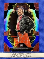 2023 #118 Roddy Piper Panini Select WWE Legends Premier Black-Blue Prizm 44/49