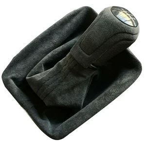 PER AUDI A3 S3 8P 2003-13 6 MARCE POMELLO INTERRUTTORE SACCO CUCITURA NERO - Foto 1 di 3
