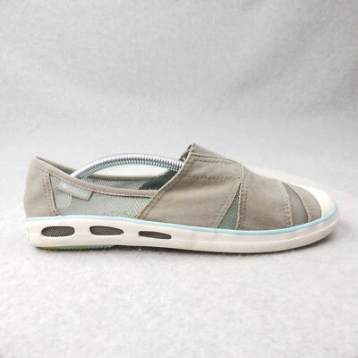 Columbia Tenis Planos Informales Confort Zapatos Gris Tela Malla Mujer Talla 8 Foto 1 de 4