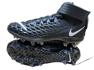 Nike Men’s Size: 9.5 Force Savage Pro 2 Black White Football Cleats AH4000-002 - Picture 1 of 14