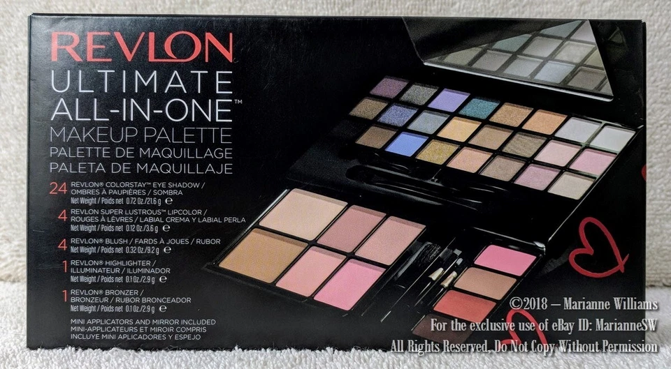 NEW REVLON ULTIMATE ALL IN ONE MAKEUP PALETTE EYE SHADOWS LIP COLOR PLUS MORE  - Image 1 of 1