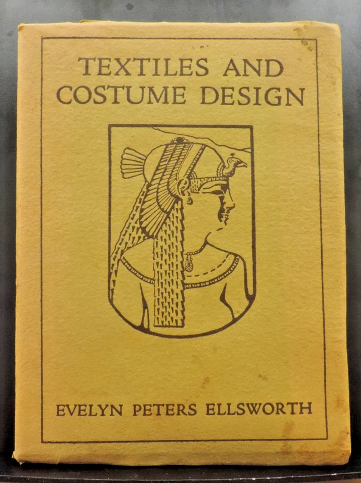 Textiles and Costume Design by Evelyn Peters Ellsworth HC 1917 RARE - Image 1 of 4