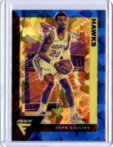 2020-21 Panini Flux Blue Cracked Ice #5 John Collins