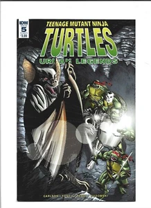 TEENAGE MUTANT NINJA TURTLES URBAN LEGENDS #5COVER A IDW 2018 VF COMBINE SHIP - Picture 1 of 2