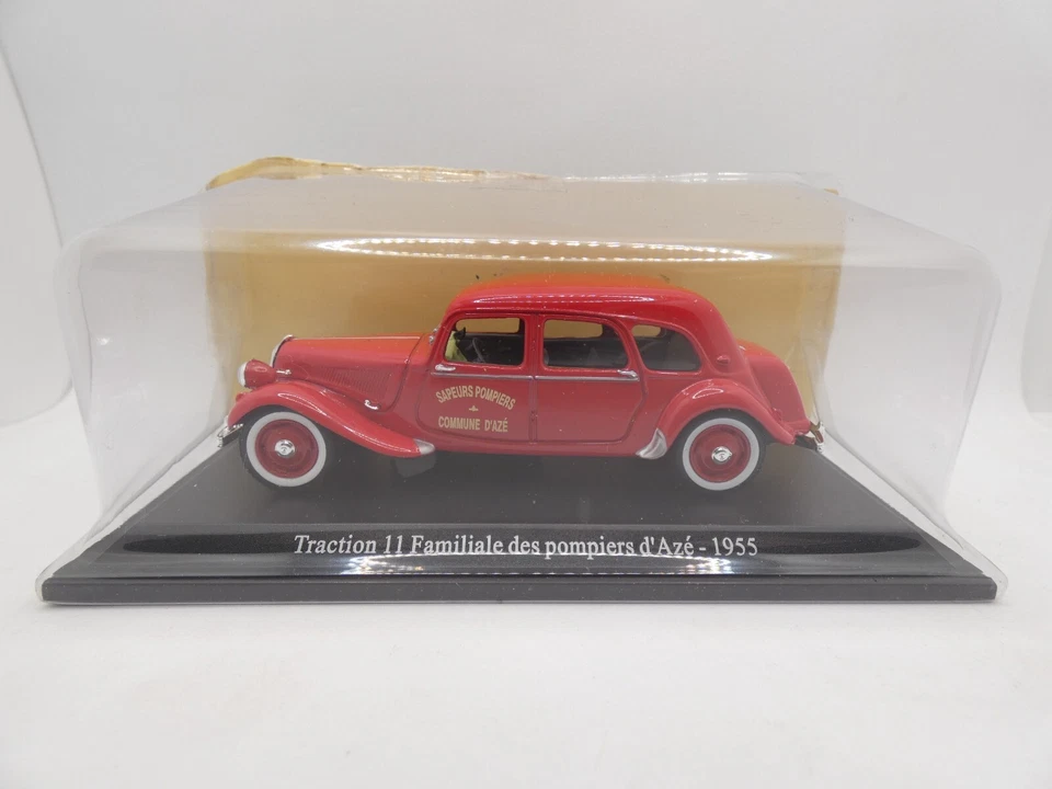 Citroen Traction 11 Familiare Dei Pompieri Di Azé 1955 1/43 Atlas - Immagine 1 di 1