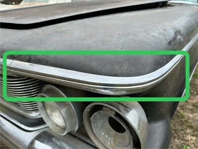 Chrysler Imperial Crown 1962 conductor delantero izquierdo guardabarros moldura/moldura curva Foto 1 de 4