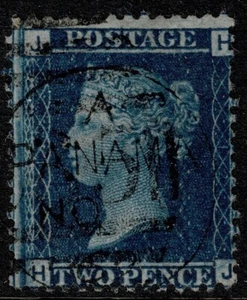 1868 GB Used Abroad PANAMA CDS 2d Blue Pl 12 HJ SG 45 / Z74 VF Strike VFU - Picture 1 of 1