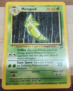 JCC Pokémon: Metápodo - 81/130 - Juego Base 2 - Casi Nuevo - Imagen 1 de 2
