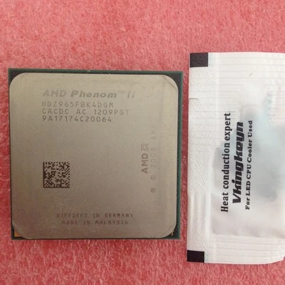 AMD Phenom II X4 965 BE 3.4GHz Socket AM3 6MB Quad Core 125W HDZ965FBK4DGM CPU - Image 1 of 2