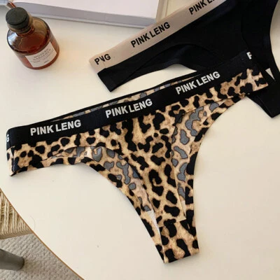 5-teiliges Set sexy nahtlose Damen-Höschen Tanga G-String Bikini Unterwäsche Dessous - Bild 1 von 4