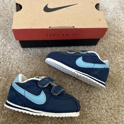 Nike 1999 Cortez Baby V niño pequeño 4c raro azul marino en polvo Jordan 1 OG de colección años 90 Foto 1 de 4