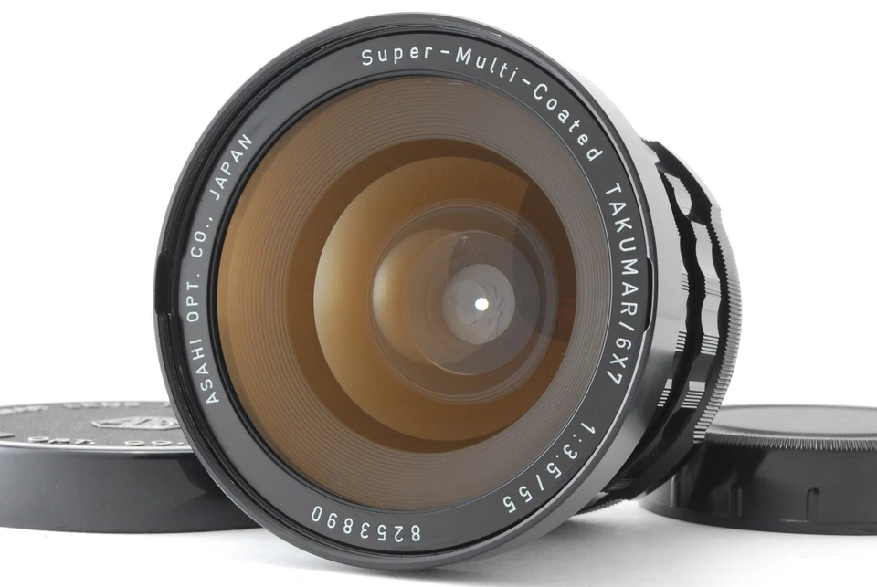 [Optics MINT ] Pentax SMC Takumar 6x7 55mm f/3.5 Lens for 6x7 67 67II From JAPAN - Image 1 of 4