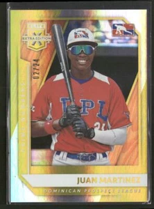 2021 Panini Elite Extra Edition #200 Juan Martinez Prime Numbers Gold #/24 - Picture 1 of 2