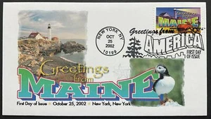 FPMG 3714 Saludo desde América - Maine Atlantic Puffin Light House NYC - Imagen 1 de 1