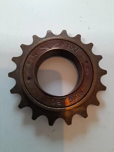 Bicicleta Fixie BMX Freewheel Cog de una sola velocidad 18T piñón Sanyou - Imagen 1 de 5