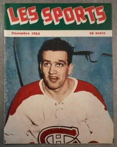 1954 BERNIE GEOFFRION MONTREAL CANADIENS LES SPORTS MAURICE RICHARD PLANTE WINGS - Picture 1 of 12
