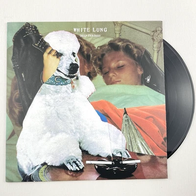 White Lung Deep Fantasy Vinyl Record LP Album 2014 Near Mint Black WIGLP335 - Image 1 of 4
