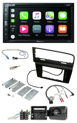 Pioneer DVD 2DIN Lenkrad DAB Bluetooth USB Autoradio für VW Golf VII ab 2012 - Bild 1 von 4