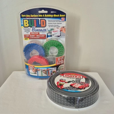 NEW Flexible Lego Tape - Build Bonanza (12 ft) and Zuru Mayka (6.5 ft) Brands - Image 1 of 4