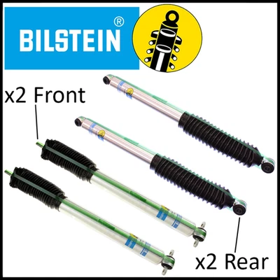 Conjunto de amortecedores dianteiros e traseiros Bilstein B8 5100 compatível com 93-98 Jeep Grand Cherokee com elevação de 6" - Imagem 1 de 4
