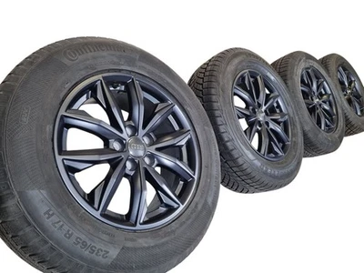 Original Audi Q5 FY FYB Felgen 235 65 17 Zoll Continental Winterräder Schwarz - Bild 1 von 4