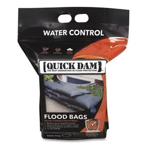 Quick Dam QD122410 12" x 24" x 3.5" Flood Bags (10/PK) New - Picture 1 of 6