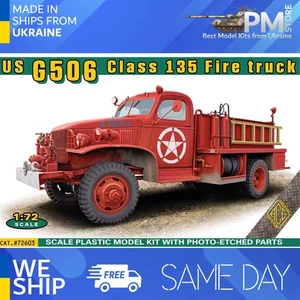 ACE 72603 1/72 US G506 Class 135 Fire truck Plastic model kit - Picture 1 of 10