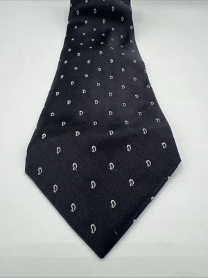 Corbata de seda BOGGI MILANO gris oscuro blanco geométrica ENVÍO GRATUITO Foto 1 de 4