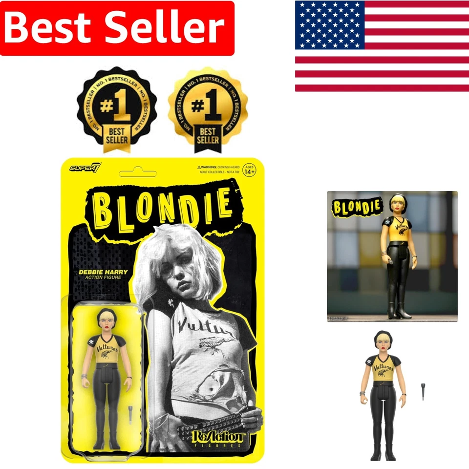 Фигурка Iconic Debbie Harry Vultures сочлененная музыкальная коллекционная 3,75 дюйма - Изображение 1 из 4