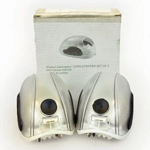 Set of 2 The Corn Stripper 1/2 Cup Capacity - Clear with Black Side Grip - Picture 1 of 9