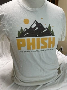 Camiseta de concierto vintage Phish Music Band para hombre talla grande 2016 Gorge Washington - Imagen 1 de 6