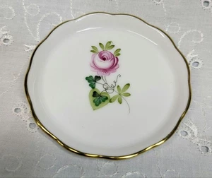 Casi sin usar ✨ Herend Vienna Rose Mini Bandeja Plato Rosa Plato Pequeño - Imagen 1 de 7