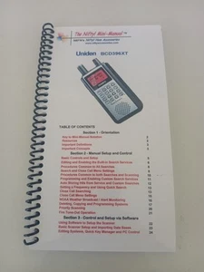 Uniden UBCD396XT Instructions Operating Manual User Guide COIL BOUND 24 Pages - Zdjęcie 1 z 6