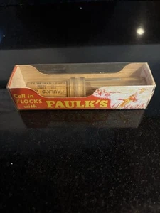 Vintage Faulk's # WA-33 Duck Call with Original Box - Picture 1 of 6