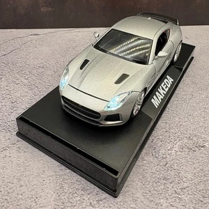 2013/2024 Jaguar F Type 1:32 Scale Diecast Model - Silver - Picture 1 of 9