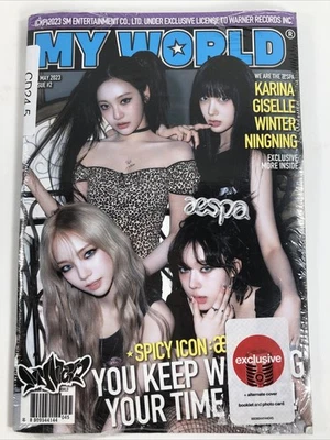 aespa MY WORLD 3rd Mini Album(CD, 2023)Target Exclusive, booklet+ photo Card NEW Foto 1 de 2