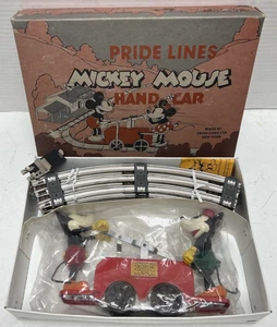 PRIDE LINES NO.1100 MICKEY MOUSE HANDCAR IN OB - Picture 1 of 11