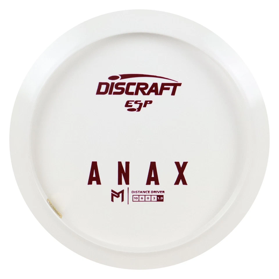 Discraft Disc Golf Paul McBeth ESP Anax Solid White Distance Driver 10/6/0/3- C - Image 1 of 1